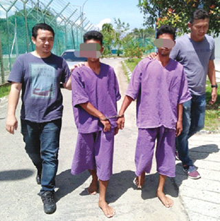 Duo held for molesting tourists